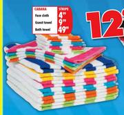 Cabana Stripe Bath Towel-Each