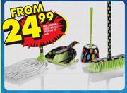 Mop/Broom/Toilet Brush/Dustpan Set-Each