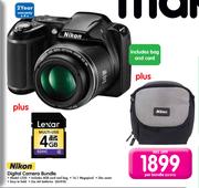 Nikon Digital Camera Bundle L320