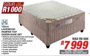 Sealy 152cm Lakewood Pamper Top Queen Base Set