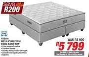 Sealy 183cm Wellstar Firm King Base Set