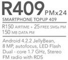 Samsung Galaxy S4 Mini-Smartphone Topup 409