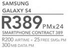 Samsung Galaxy S4-Smartphone Contract 389