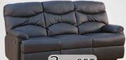 Ben Leather Touch 3 Seater Recliner