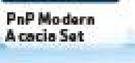 Pnp Modern Acacia Set