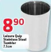 Leisure Quip Stainless Steel Tumbler-7.5cm
