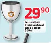 Leisure Quip Stainless Steel Wine Goblet -300ml