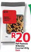 PnP Peanuts & Raisins-450gm