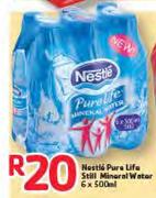 Nestle Pure Life Still Mineral Water-6 x 500ml