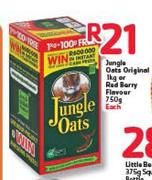 Jungle Oats Original 1Kg Or Red Berry Flavour-750g Each