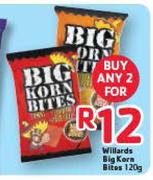 Willards Big Korn Bites-120g