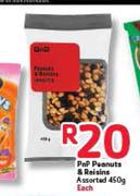 PnP Peanuts & Raisins Assorted-450g Each