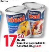 Nestle Ideal Evaporated Milk Assorted-380g Each