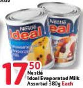 Nestle Ideal Evaporated Milk-380gm Each