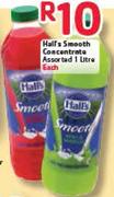 Hall's Smooth Concentrate-1 Ltr Each