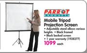 Parrot Mobile Tripod Projection Screen