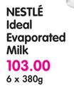 Nestle Ideal Evaporated Milk-6x380g