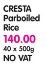 Cresta Parboiled Rice-40x500g