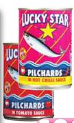 Lucky Star Pilchards(Chilli Or Tomato)-12x400g