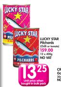 Lucky Star Pilchards (Chilli Or Tomato)-12 x 400g