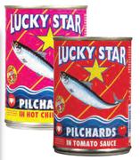 Lucky Star Pilchards (Chilli/Tomato)-155gm Each