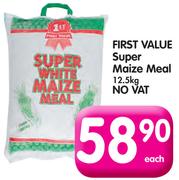 First Value Super Maize Meal-12.5kg 