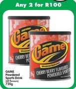 Game Powdered Sports Drink(All Flavours)-2x720g