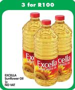 Excella Sunflower Oil-3x2Ltr