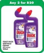 Toilet Duck Toilet Bowl Cleaner(All variants)-2x500ml