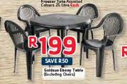 Prestige Golsun Ebony Table(Excluding Chairs)