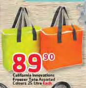 California Innovations Freezer Tote Assorted Colour-25L Each