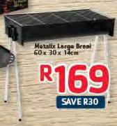 Prestige Motalix Large Braai-60x30x14cm