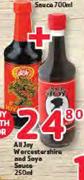 All Joy Wercestorshine And Soya Sauce-250Ml