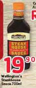 Wellington's Steakhouse Sauce-700Ml