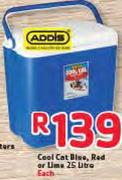 Addis Cool Cat Blue, Red Or Lime-25L