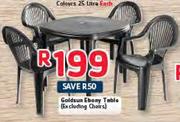 Goldsun Ebony Table