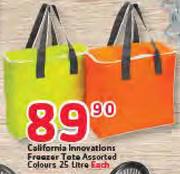 California Innovations Freezer Tote Assorted Colours-25L Each