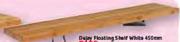 Dejay Floating Shelf White-600mm