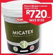 Plascon Micatex Assorted Colours-20Ltr Each