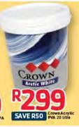 Plascon Crown Acrylic PVA-20Ltr