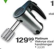 Platinum Vlekvrye staal handmenger 300W