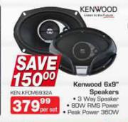 Kenwood 6x9" Speakers-Per Set