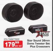 Star Sound 38Mm Dome Tweeter Set Plus Crossovers-Per Set