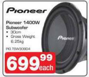 Pioneer 1400W Subwoofer