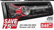 JVC Professional JVC USB/CD/MP3 Receiver With AUX