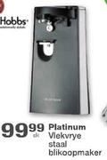 Platinum Vlekvrye Staal Blikoopmaker