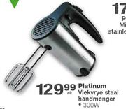 Platinum Vlekvrye Staal Handmenger 300W-Elk