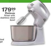 Platinum Mixer with Stainless Steel Bowl-Per Set