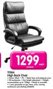 Titan High Back Chair