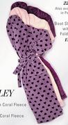 Shelley Gowns Light Pink Coral Fleece